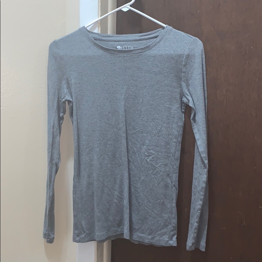 Plain long  sleeve